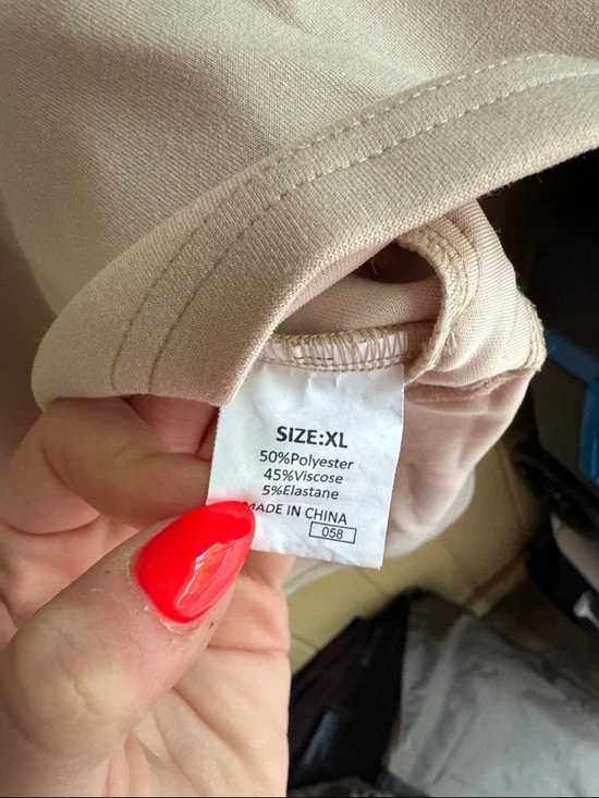 Cotton On Women’s Light Beige Half-Zip Pullover - Picture 2 of 5